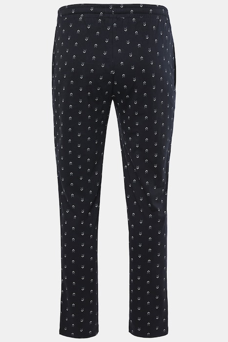 JP1880 Schlafanzug, Homewear, Zweiteiler, Langarmshirt, gemusterte, lange Hose, bis 8 XL