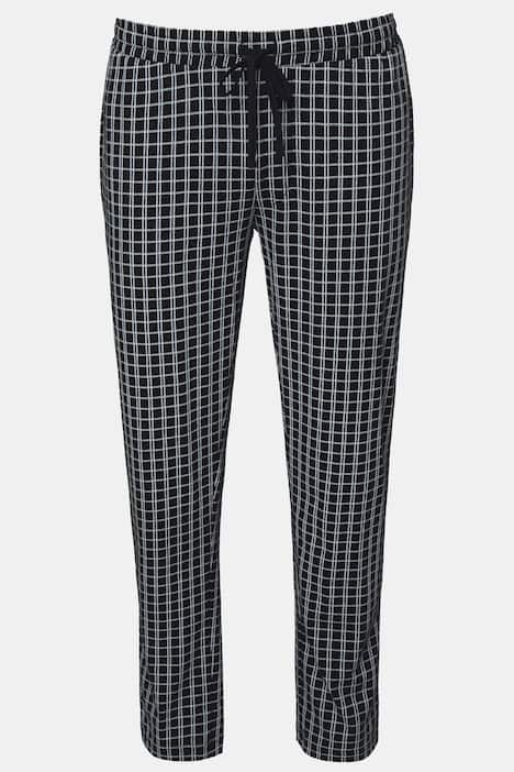 JP1880 Schlafanzug, Homewear, Zweiteiler, Langarmshirt, karierte, lange Hose, bis 8 XL