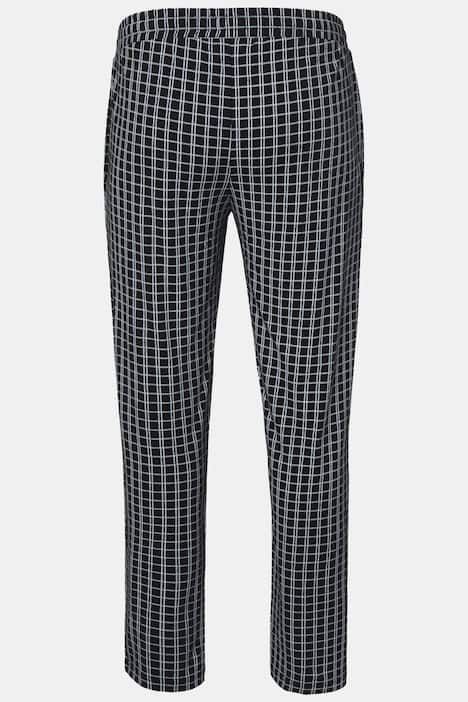 JP1880 Schlafanzug, Homewear, Zweiteiler, Langarmshirt, karierte, lange Hose, bis 8 XL