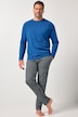 JP1880 Schlafanzug, Homewear, Zweiteiler, Langarmshirt, karierte, lange Hose, bis 8 XL