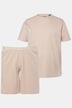 JP1880 pyjama, loungewear, tweedelig, T-shirt, lange broek, slubjersey, tot 8XL