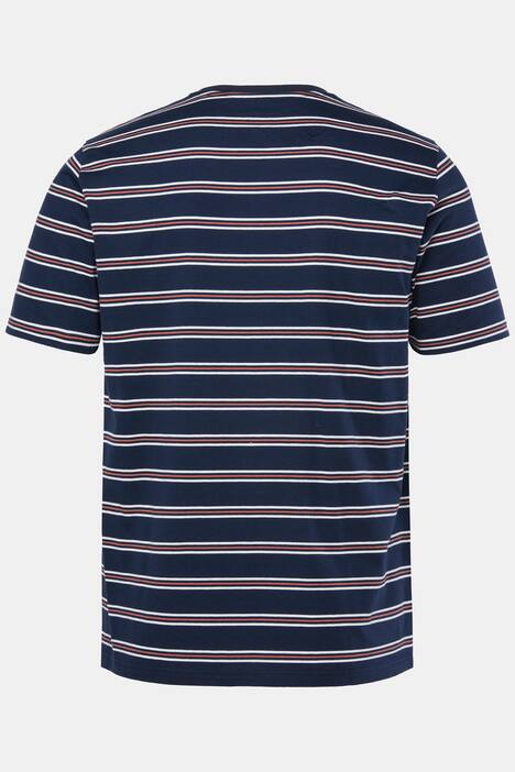 JP1880 Schlafanzug, Homewear, kurzer Zweiteiler, geringeltes T-Shirt, Shorts, bis 8 XL