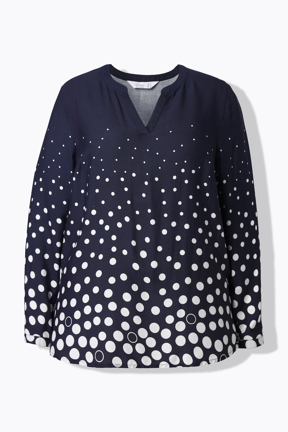 Stora storlekar Blus, Dam, svart, storlek: 50, Viskos, Mia Moda