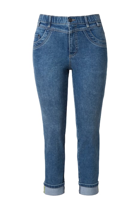 Džíny s vysokým pasem, slim fit