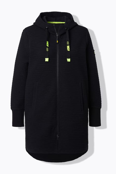 Sweatjacke, Langarm, Kapuze