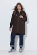 Strucktur-Sweatjacke, Langarm, Kapuze