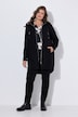 Strucktur-Sweatjacke, Langarm, Kapuze