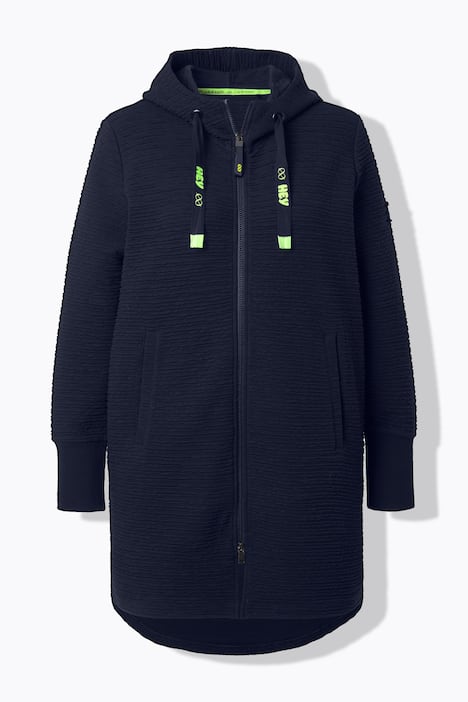 Sweatjacke, Langarm, Kapuze