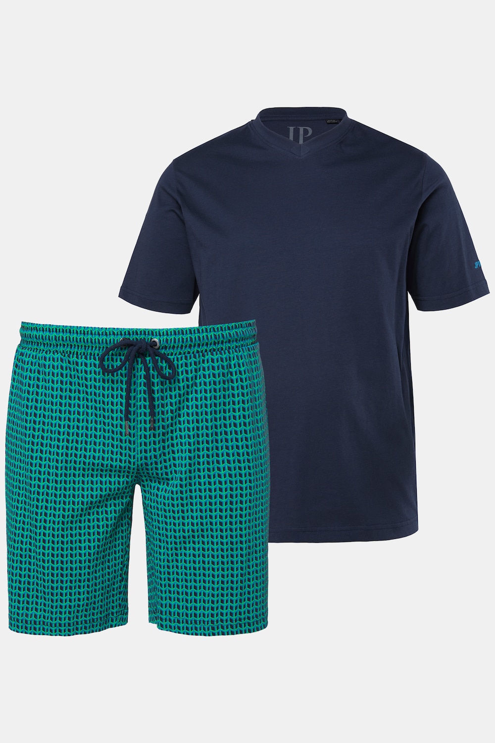 JP1880 Schlafanzug, Homewear, Zweiteiler, bis 8 XL