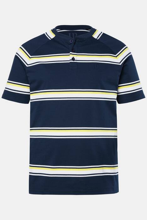 Schlafanzug, Homewear, kurzer Zweiteiler, T-Shirt, Ringel-Shorts, bis 8 XL