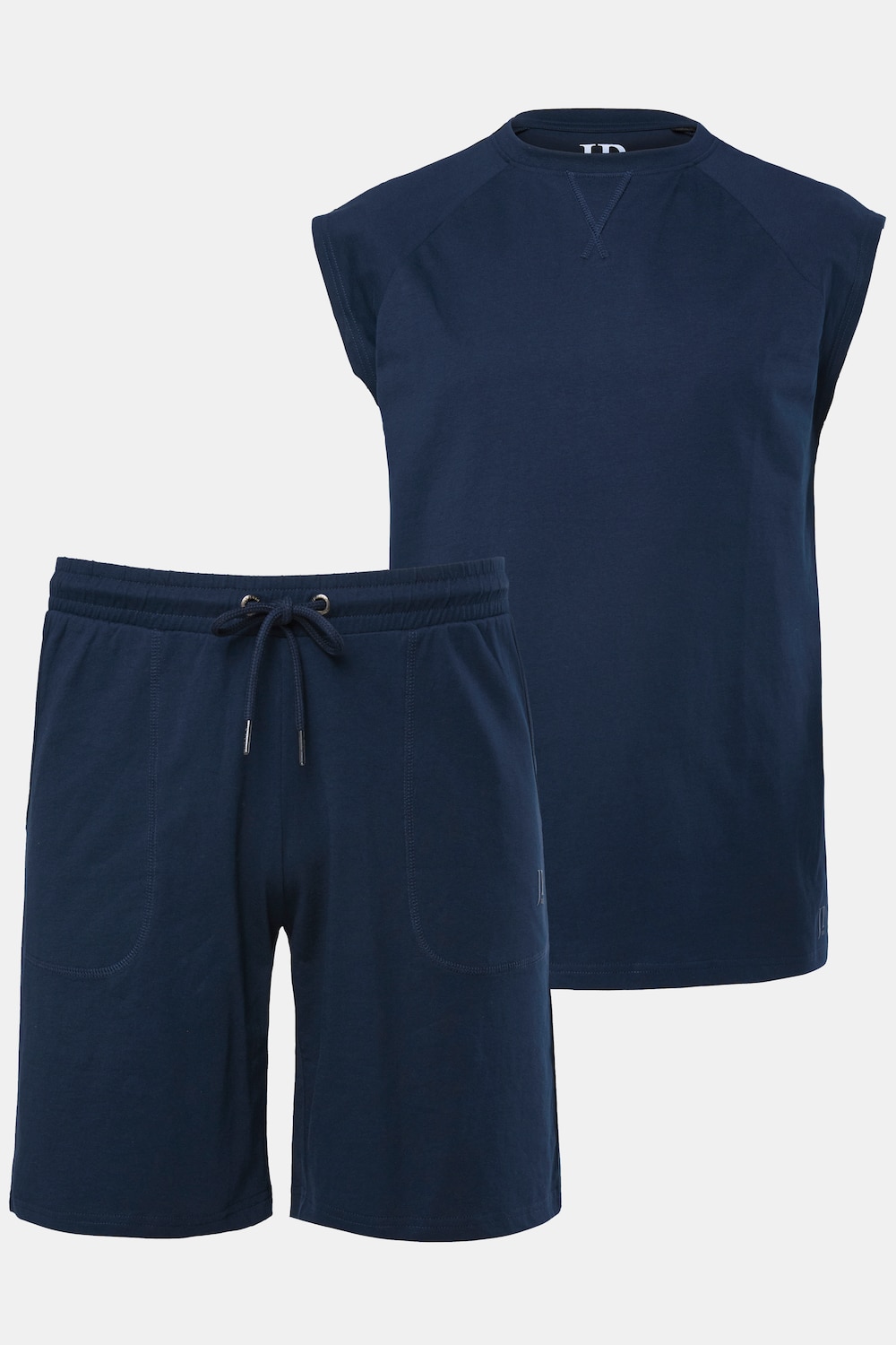 Schlafanzug, Homewear, kurzer Zweiteiler, Tanktop, Shorts, bis 8 XL