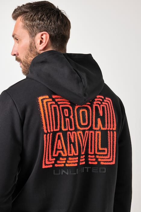 Bluza z kapturem JAY-PI, fitness, sweter, kaptur, nadruk na plecach, do rozm. 7 XL