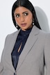 Blazer, geruit, reverskraag, lange mouwen