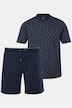 JP1880 Schlafanzug, Homewear, Zweiteiler, bis 8 XL