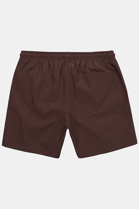 Badeshorts, Beachwear, Seersucker-Struktur, QuickDry, Elastikbund, bis 8 XL