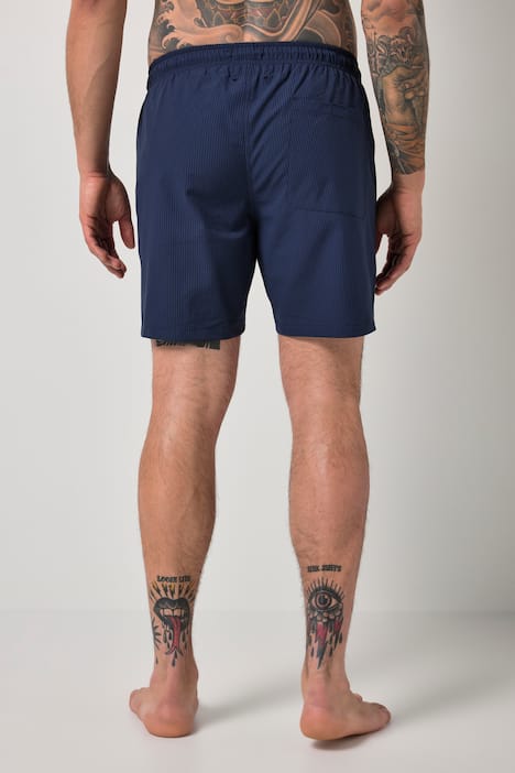JAY-PI Badeshorts, Beachwear, Seersucker-Struktur, QuickDry, Elastikbund, bis 8 XL
