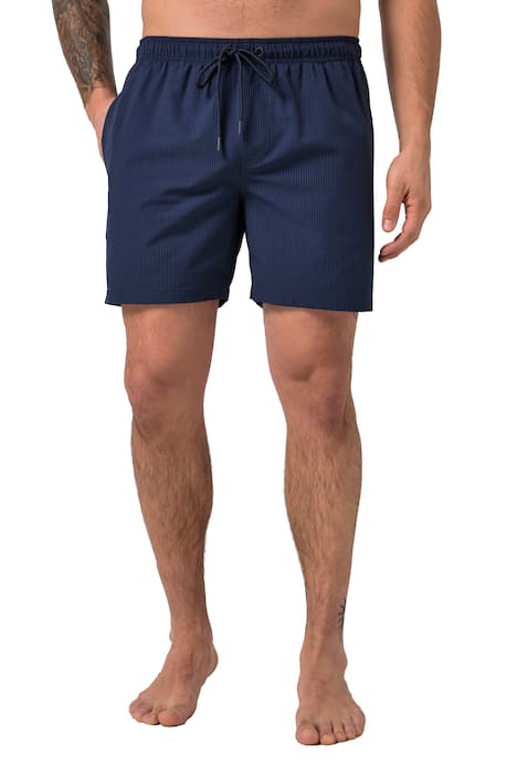 Plavecké šortky, struktura krepového materiálu, QuickDry, elastický pas, až 8 XL