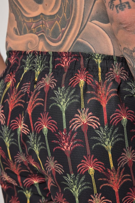 Badehose, Beachwear, Alloverprint, bis 8 XL