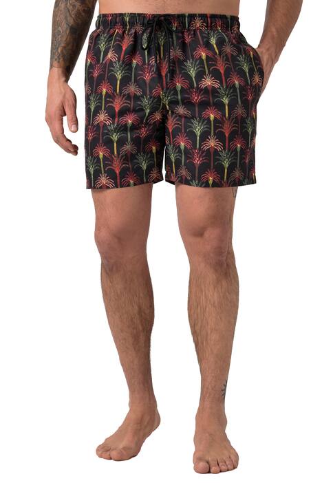 plavky, plážová móda, celoplošný potisk, až 8XL