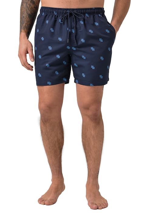 Plavecké šortky, kolekce plážové módy, plošný potisk, do 8XL