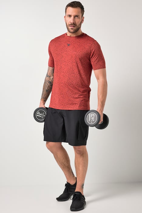 JAY-PI FLEXNAMIC® T-shirt, Fitness, Kortærmet, Mønstret, QuickDry / Hurtigtørrende, op til størrelse 7XL