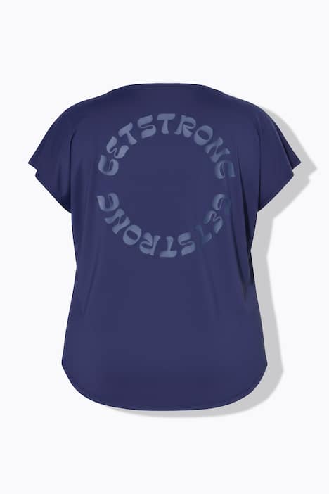 Sport-Shirt, elastisch, Prints vorne und hinten