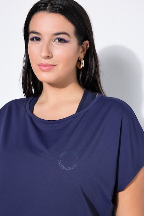 Sport-Shirt, elastisch, Prints vorne und hinten