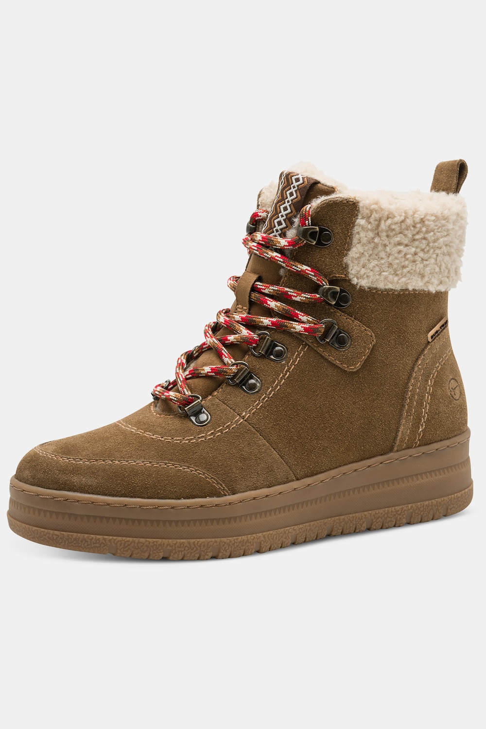 Tamaris Leder-Funktionsboots, Damen, braun, Größe: 40, Sonstige/Leder/Synthetische Fasern, Ulla Popken