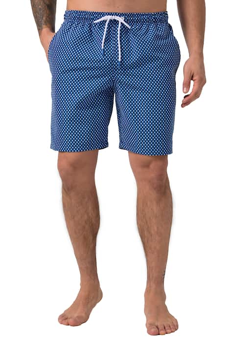 Plavecké šorktky, kolekce plážové módy, plošný potisk, do 8XL