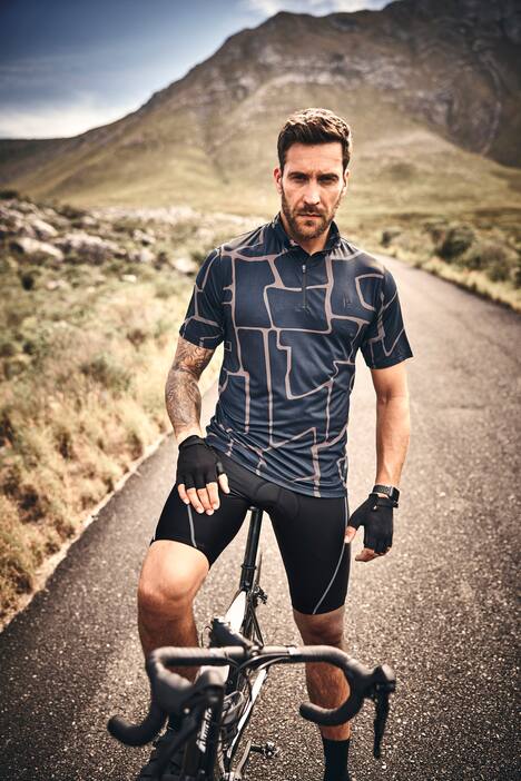 JAY-PI fiets-tricot FLEXNAMIC®, bikewear, korte mouwen, QuickDry, tot 7XL