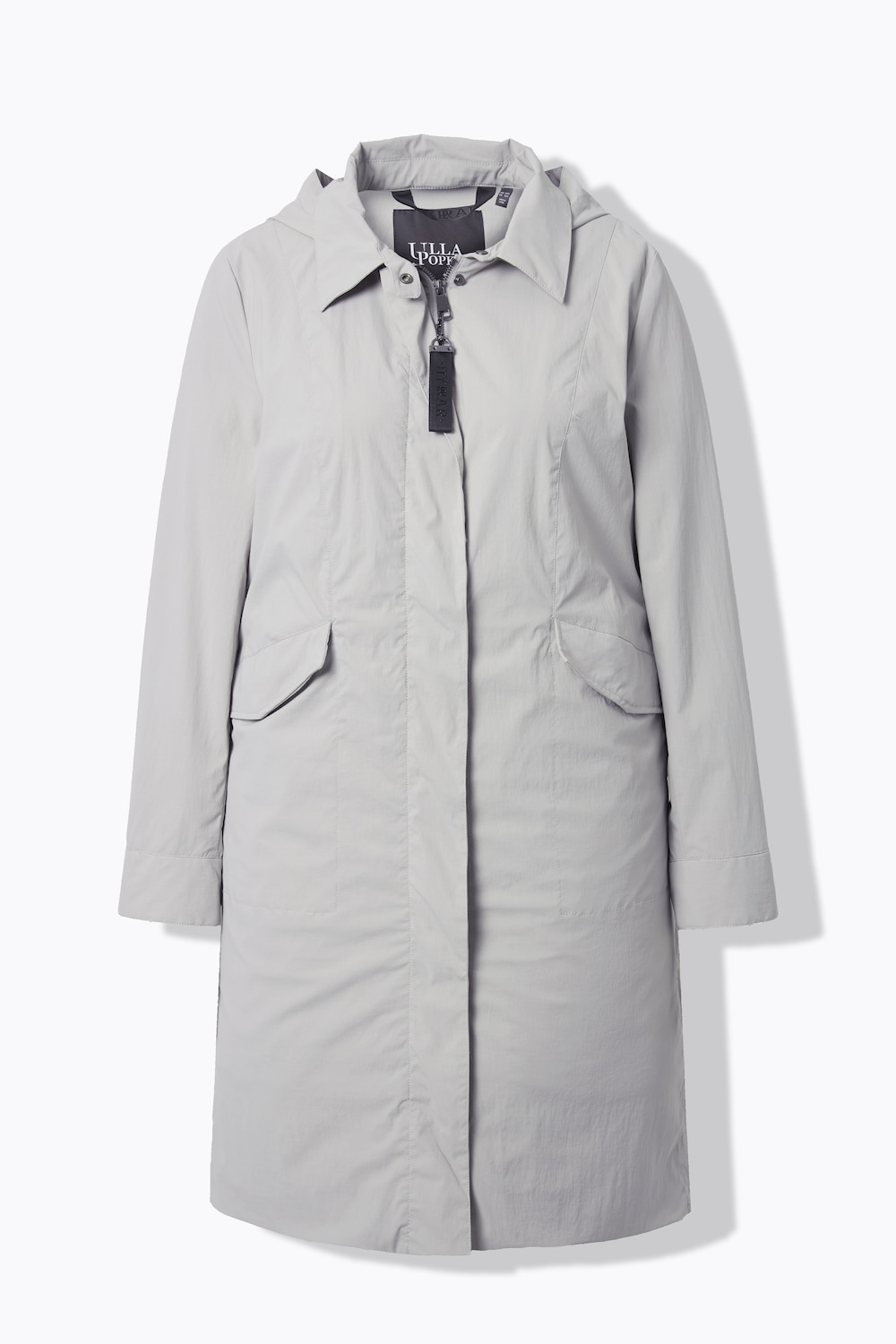 Stora storlekar HYPRAR Funktionsparkas, Dam, grå, storlek: 46/48, Polyester/Syntetfibrer, Ulla Popken