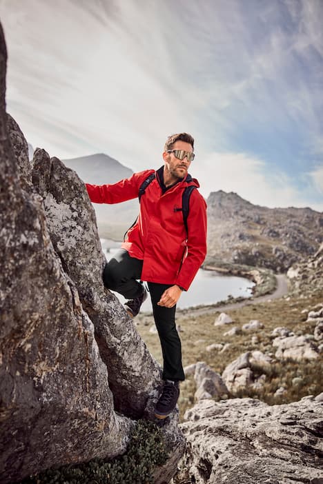 JAY-PI Funktions-Regenjacke, Outdoor, wasserdicht, windabweisend, atmungsaktiv, bis 7 XL