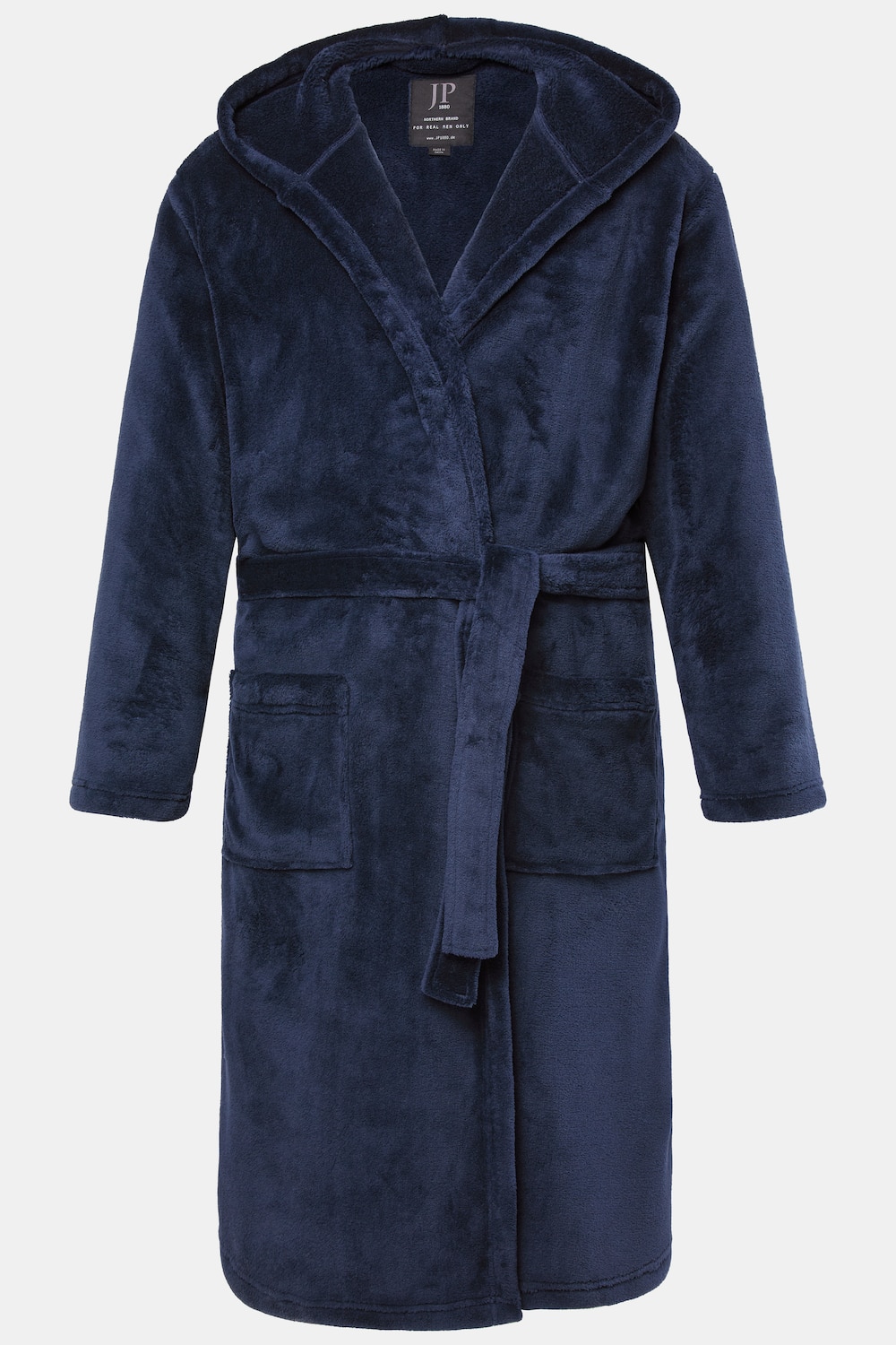 JP1880 Bademantel, Homewear, Mikrofaser, Bindegürtel, bis 8 XL