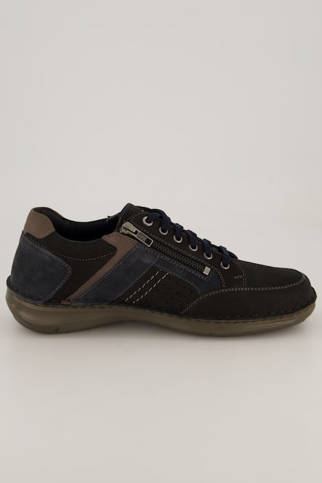 Chaussures basses Josel Seibel en cuir véritable. Fermeture zippée - jusqu'à la pointure 50