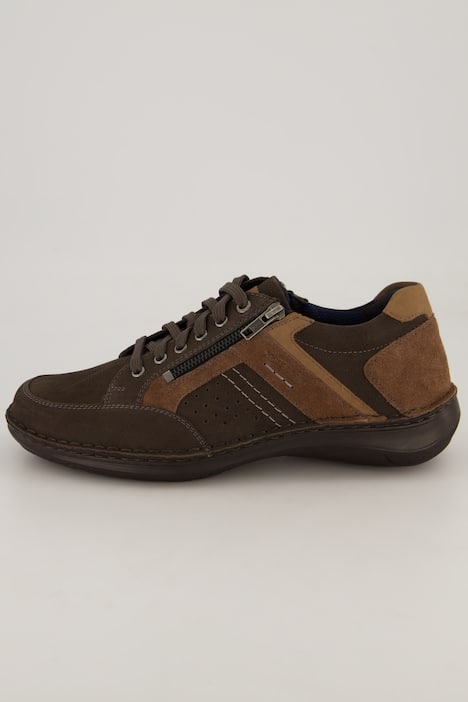 Halbschuh, Josef Seibel, echtes Leder, mit Reißverschluss, bis Gr. 50