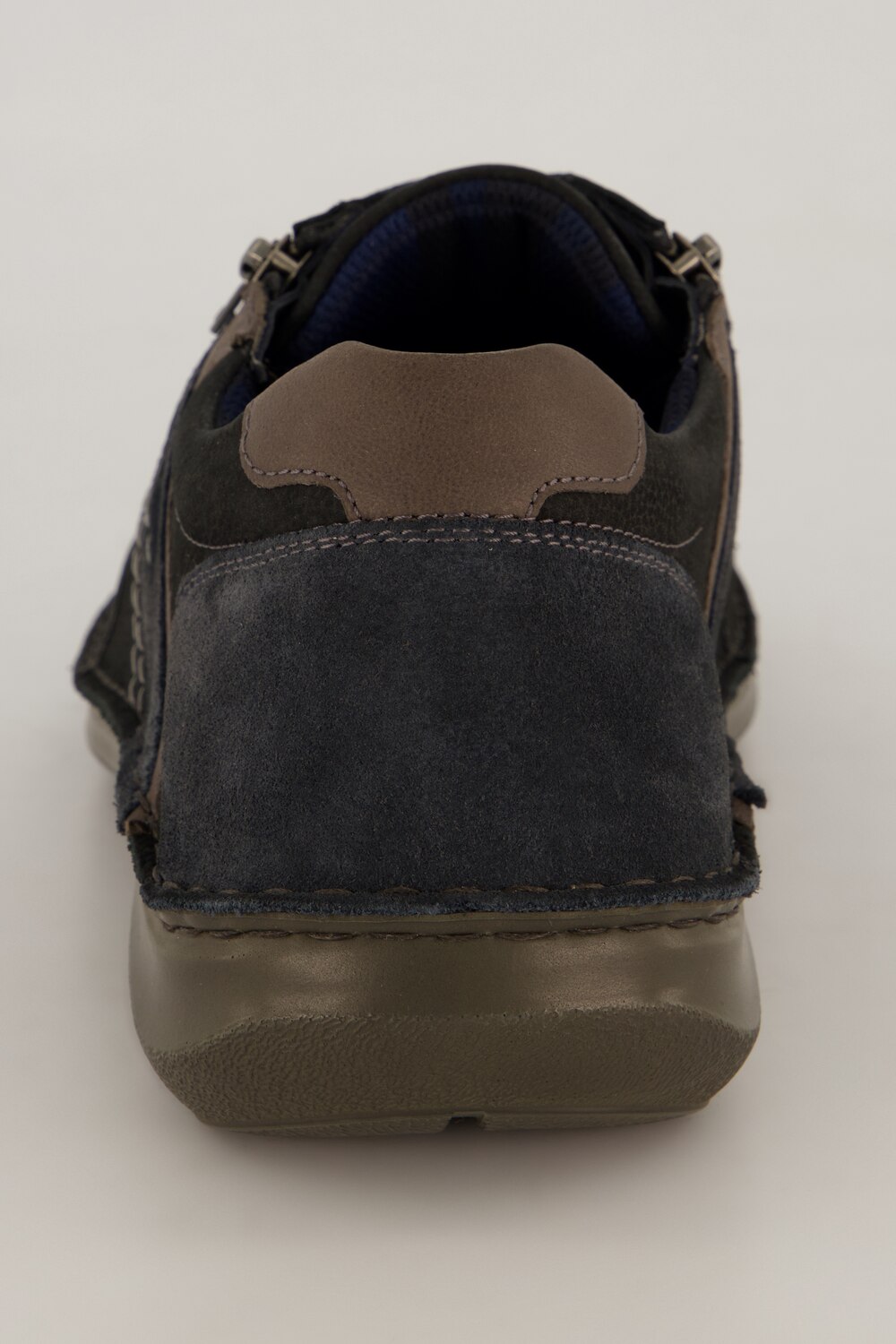 Stora storlekar Loafers, Her, blå, storlek: 44, Läder, JP1880