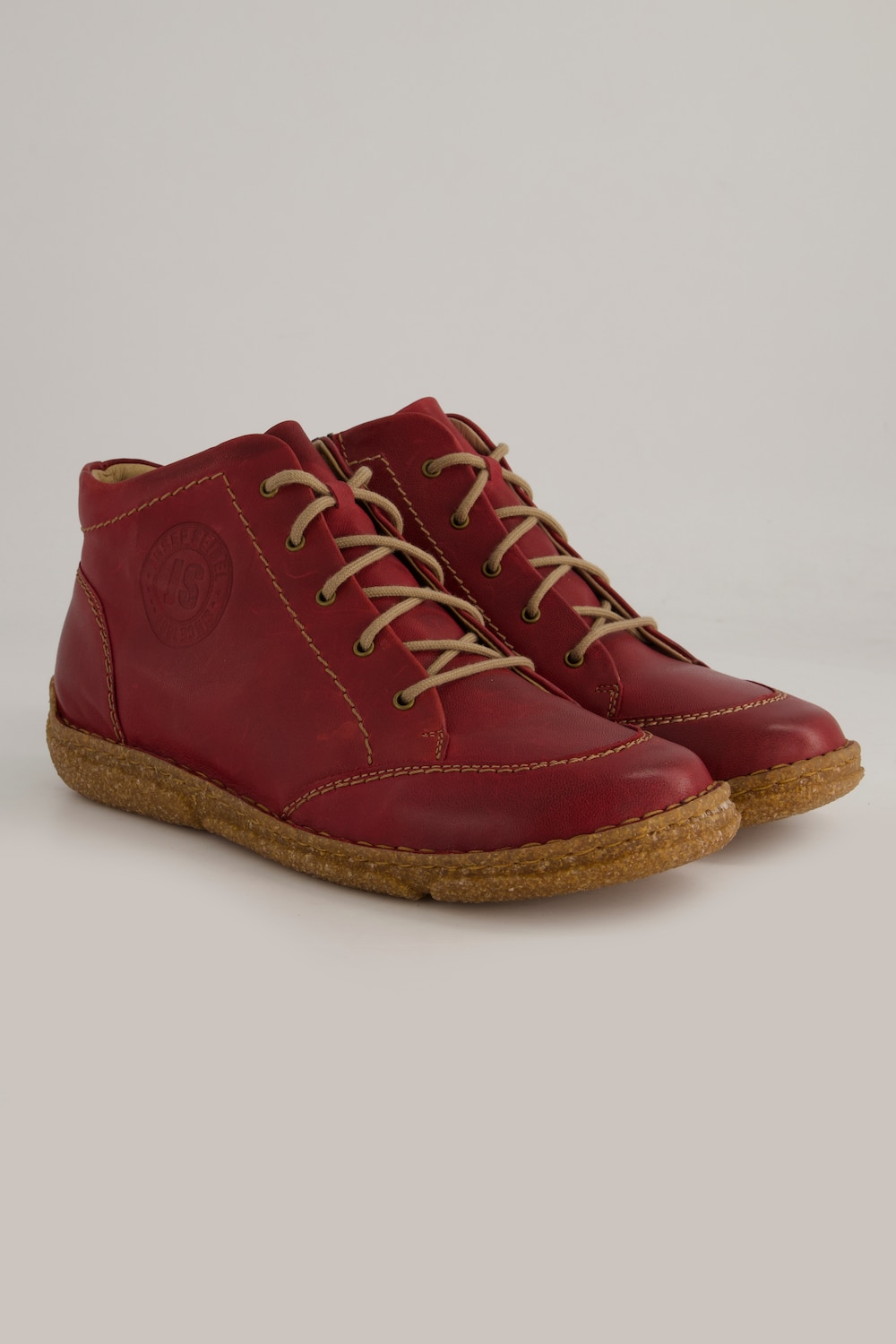Josef Seibel Lederschuhe, Plüschfutter, Zipper, Weite H