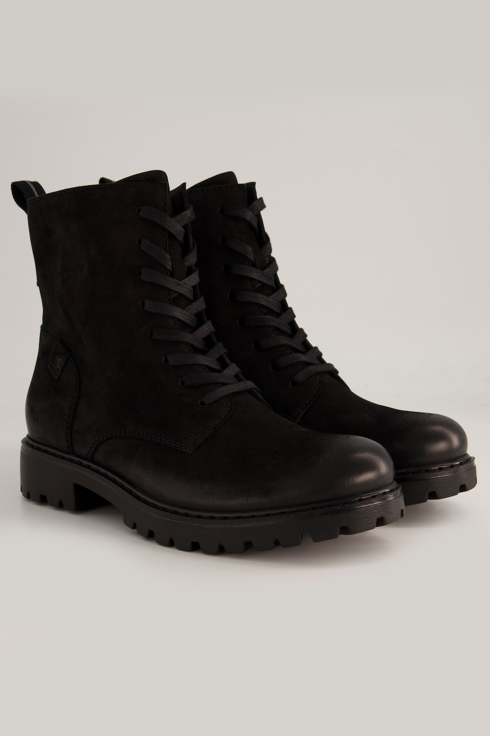 Josef Seibel Leder-Stiefeletten, Damen, schwarz, Größe: 40, Leder, Ulla Popken
