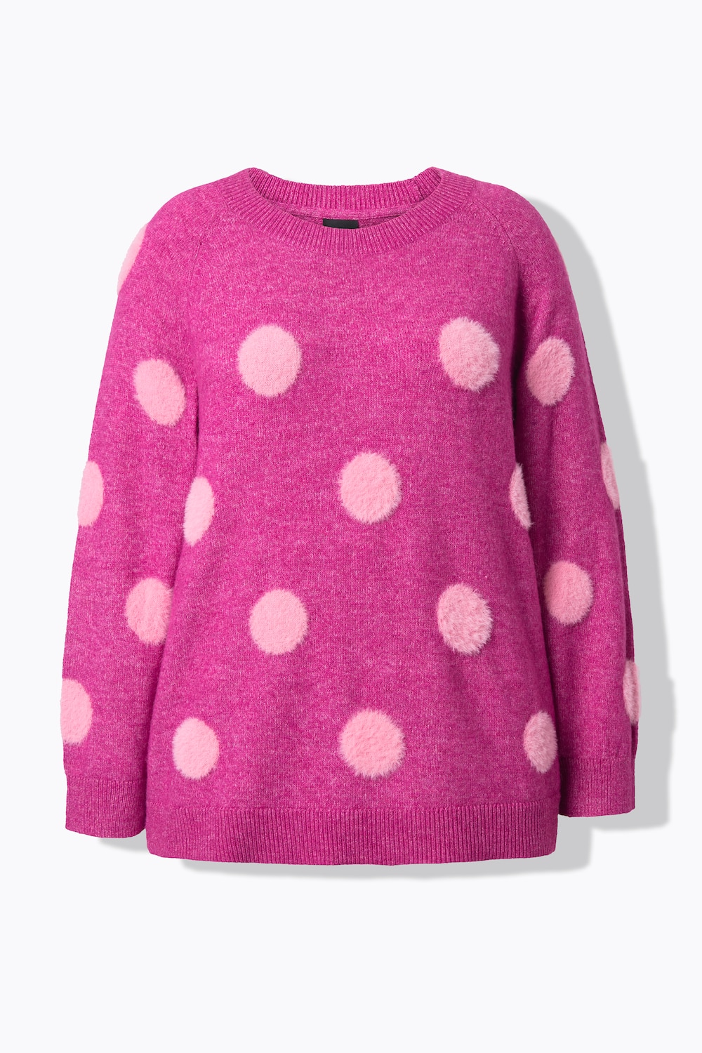 Stora storlekar Tröja, Dam, rosa, storlek: 50/52, Syntetfibrer/Polyester, Ulla Popken