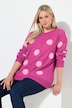 Pullover, Punkte, Rundhals, Raglan-Langarm