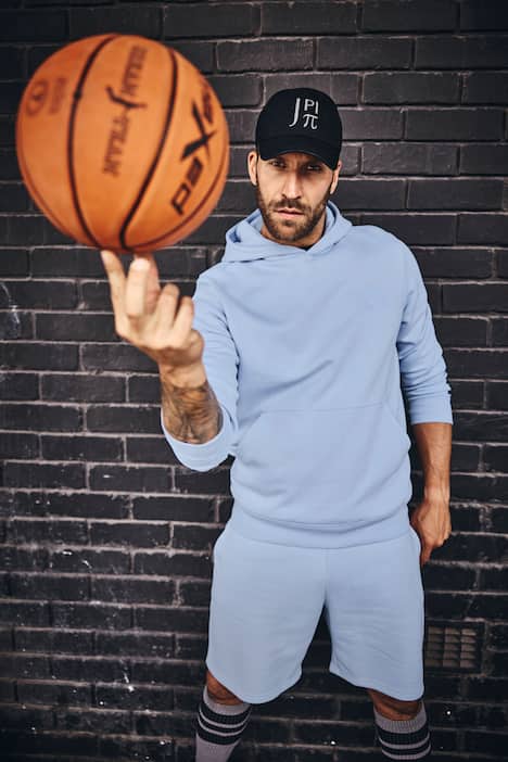 JAY-PI Hoodie, Fitness, Kapuzensweater, Brustprint, bis 7 XL