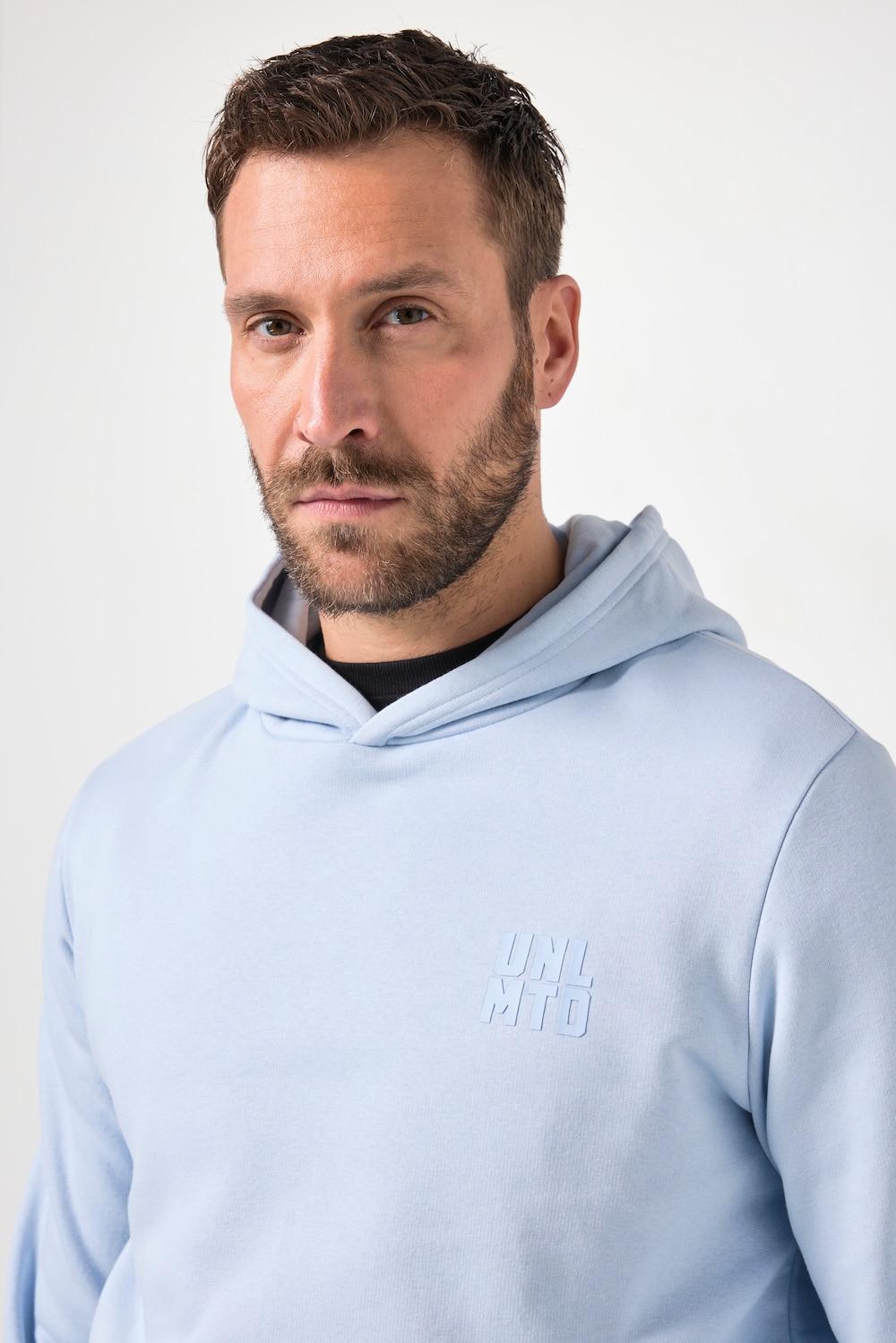 Stora storlekar Hoodie, Her, blå, storlek: 5XL, Bomull/Polyester, JAY-PI