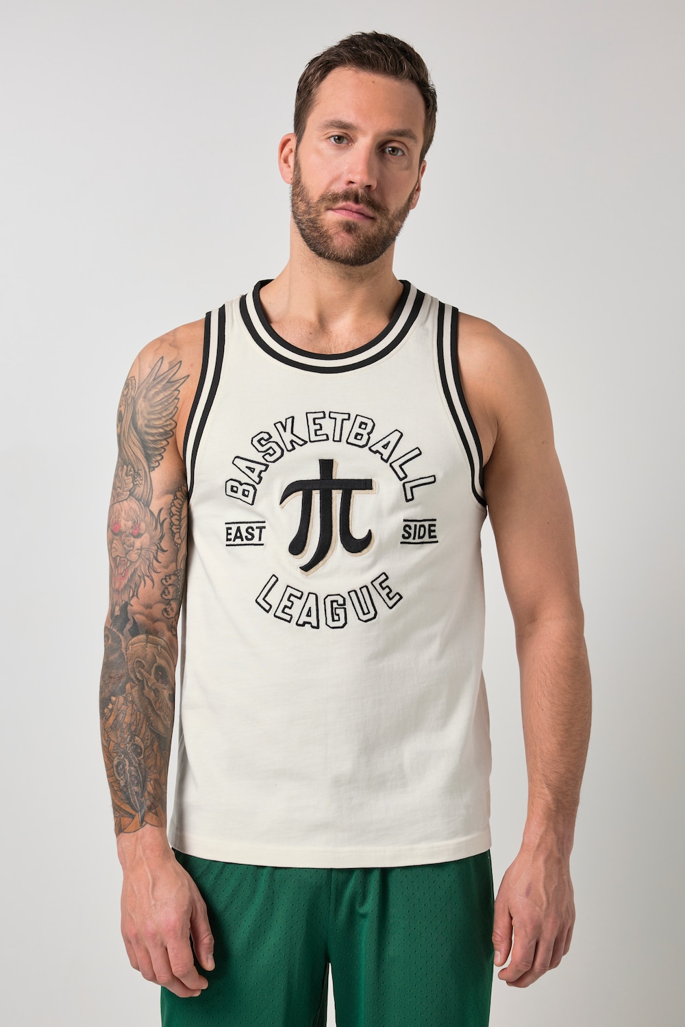 JAY-PI Tanktop, Fitness, Heavy Jersey, Brustprint bis 7 XL