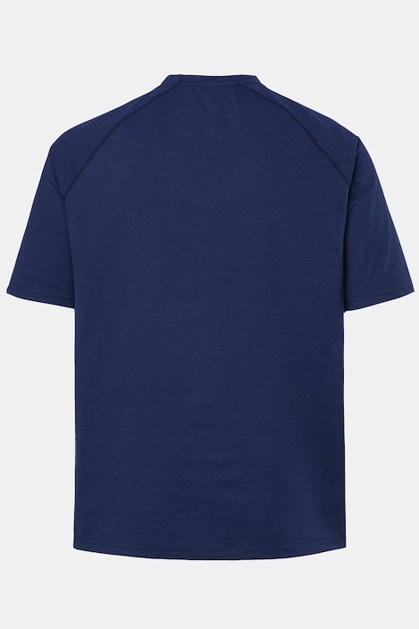 Tričko, potisk na hrudi, raglánový polodlouhý rukáv, až 7XL