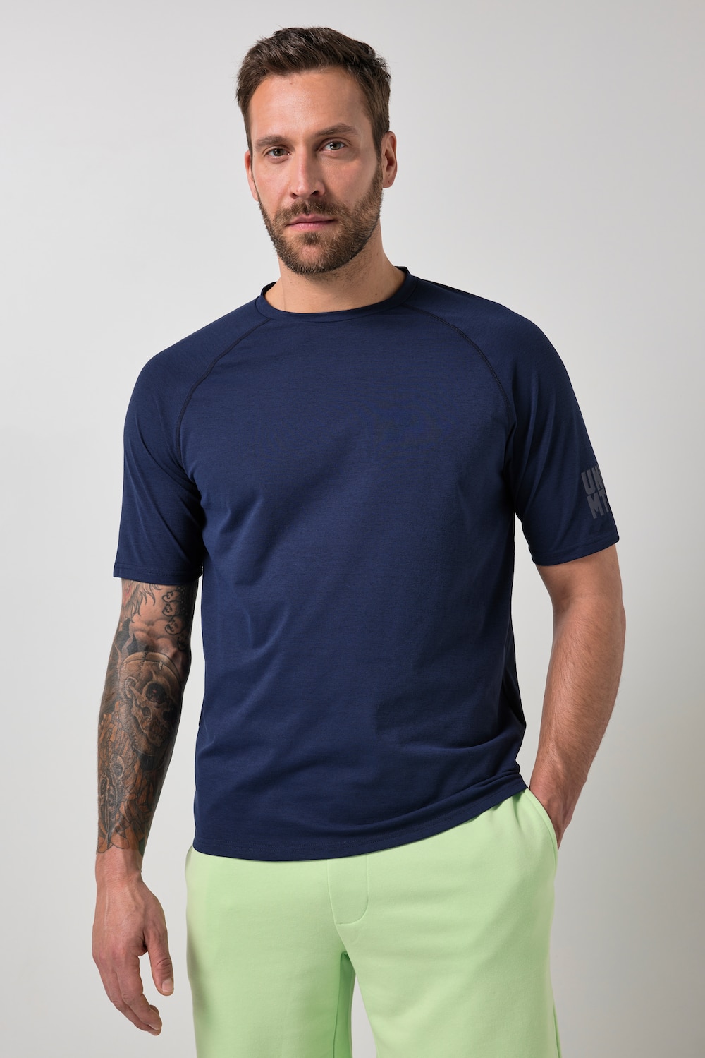 T-Shirt, Brustprint, Raglan-Halbarm, bis 7 XL