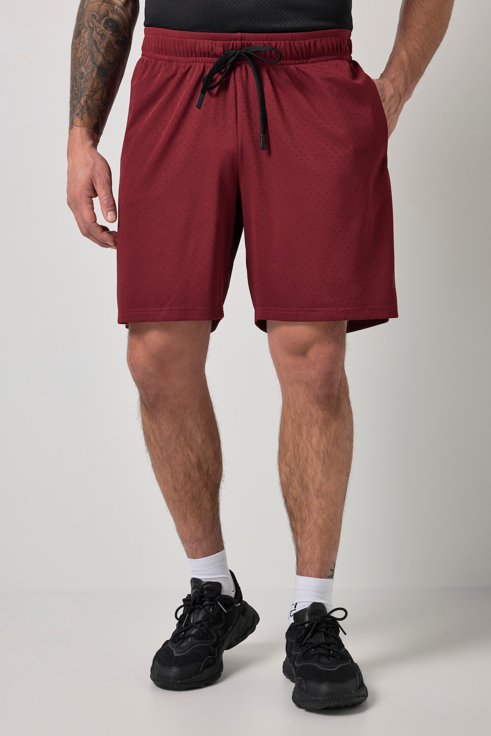 bermuda, fitness, mesh, Relaxed Fit, tot 7XL