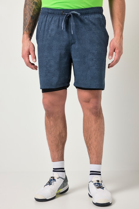 Bermuda JAY-PI 2-en-1 avec short intégré, double technologie FLEXNAMIC® et QuickDry, collection Tennis - jusqu'au 7 XL