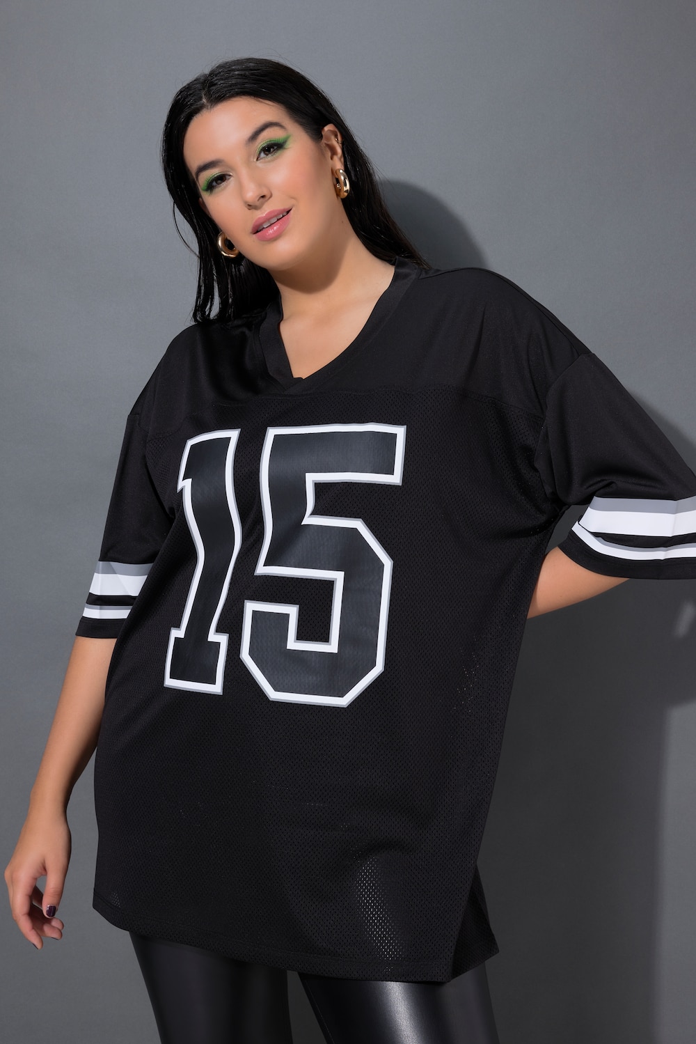 Trikot, oversized, Meshjersey, 15 -Print