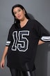Shirt, oversized, mesh-jersey, 