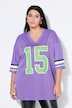 Shirt, oversized, mesh-jersey, 